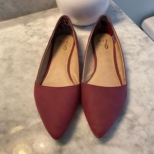 Mix No 6 purple flats size 7.5